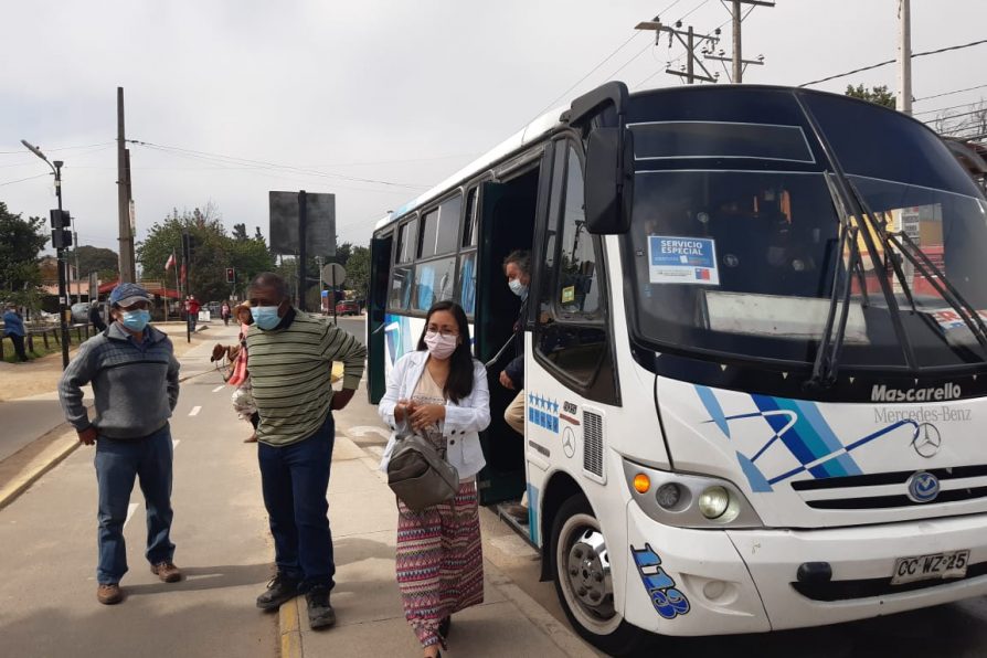 Marga Marga: Vecinos y vecinas de sectores rurales contarán con buses gratuitos para ir a votar.