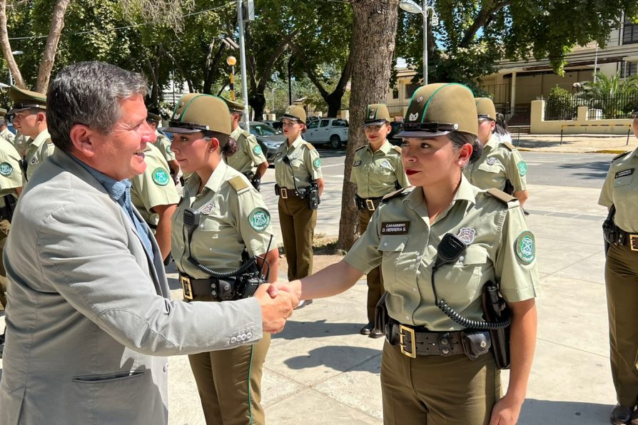 Nuevos efectivos de Carabineros de Chile reforzarán prefectura de Marga Marga.