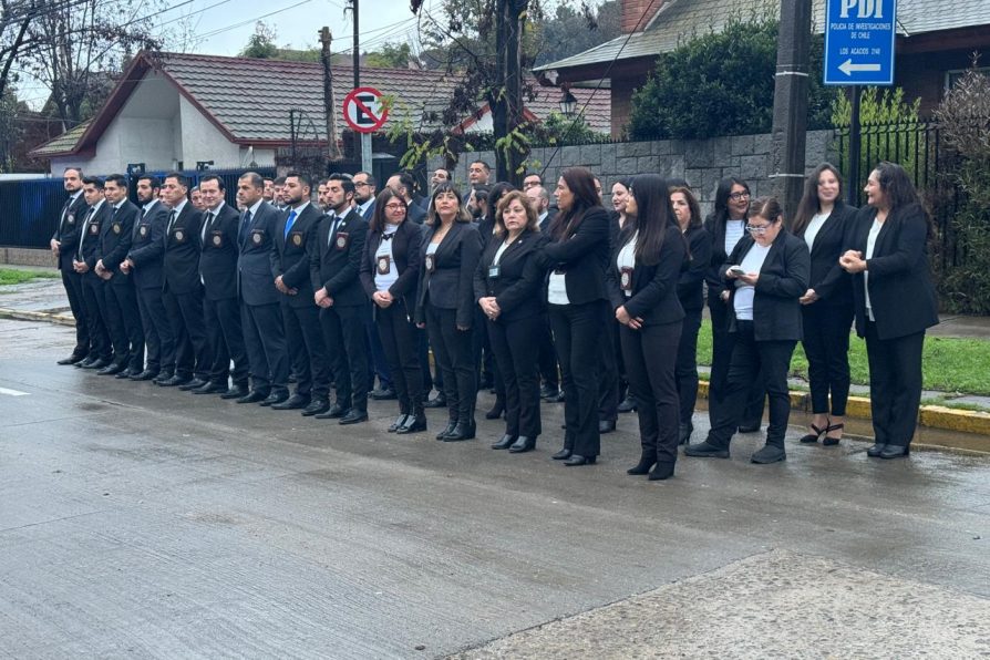 Delegado Presidencial Fidel Cueto Participó en el 91° Aniversario de la Policía de Investigaciones de Chile en Viña del Mar.