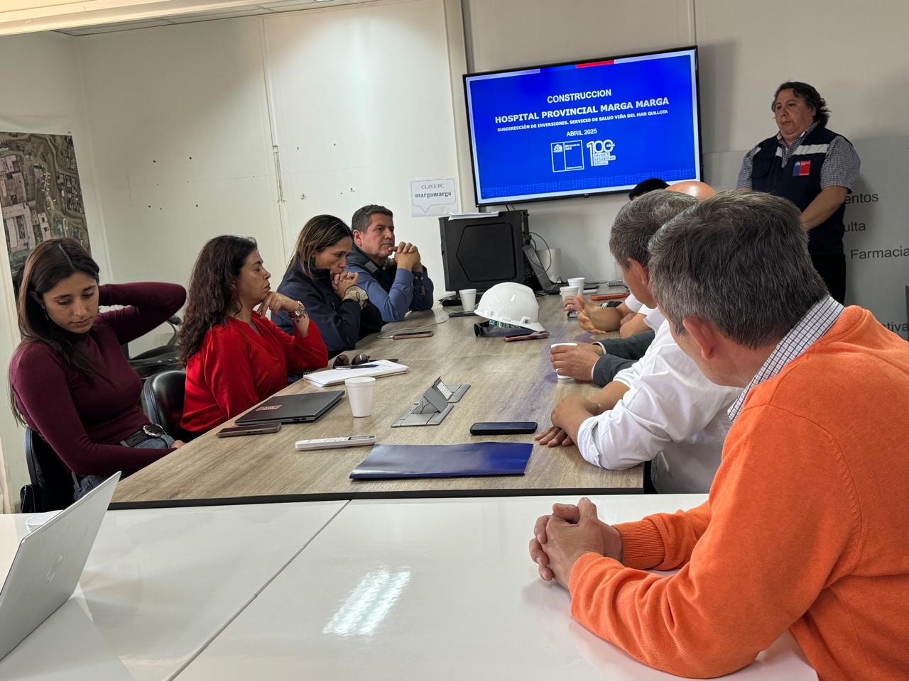 Autoridades se reúnen para coordinar funcionamiento del Hospital Provincial de Marga Marga