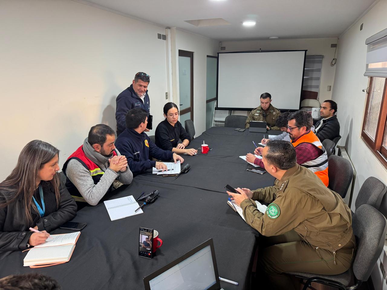 Delegado Fidel Cueto lidera nuevo COGRID Provincial ante sistemas frontales pronosticados