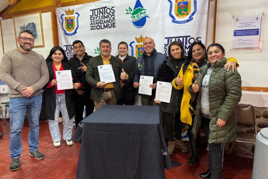 Reforzamos la Gestión del Agua en Olmué con Nuevo Convenio de Emergencia Hídrica