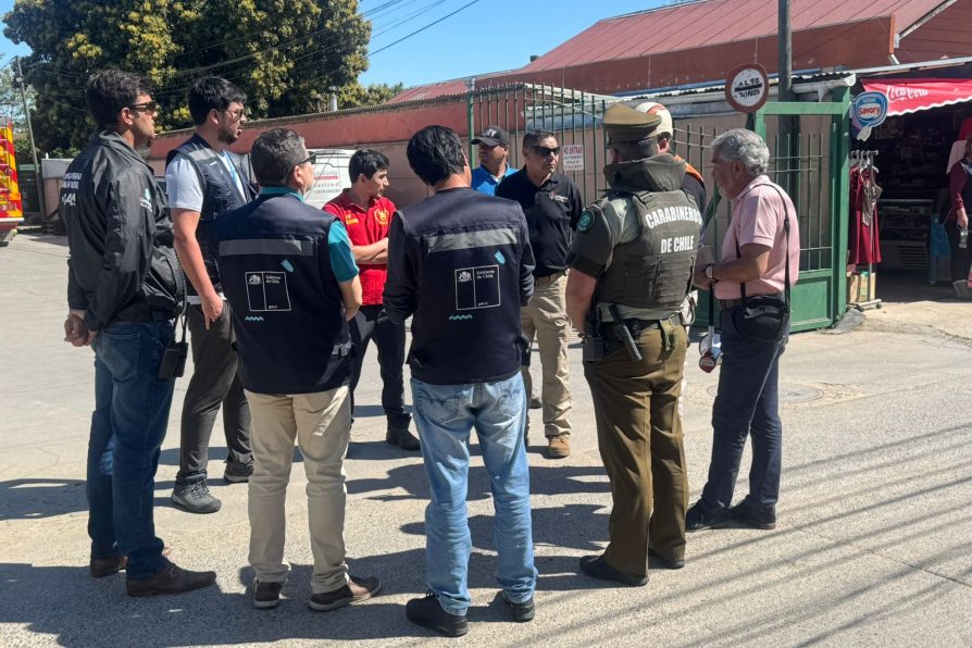  Simulacro de incendio en Limache