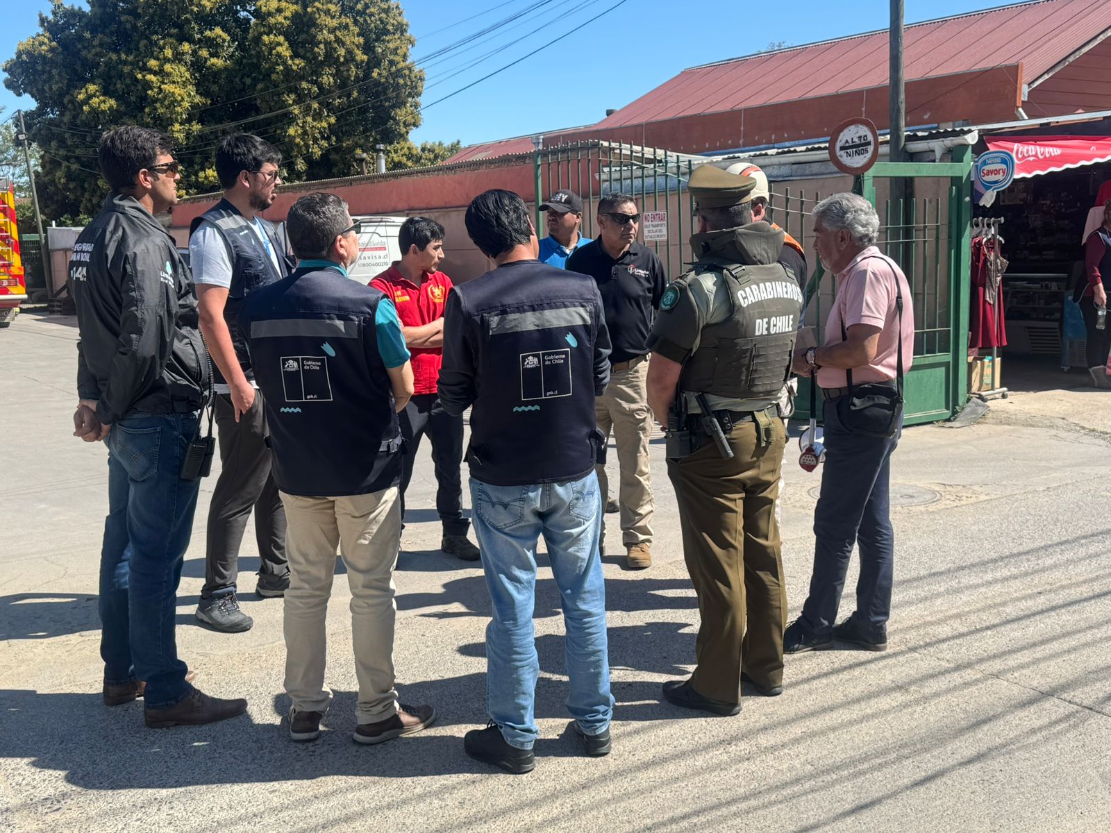  Simulacro de incendio en Limache