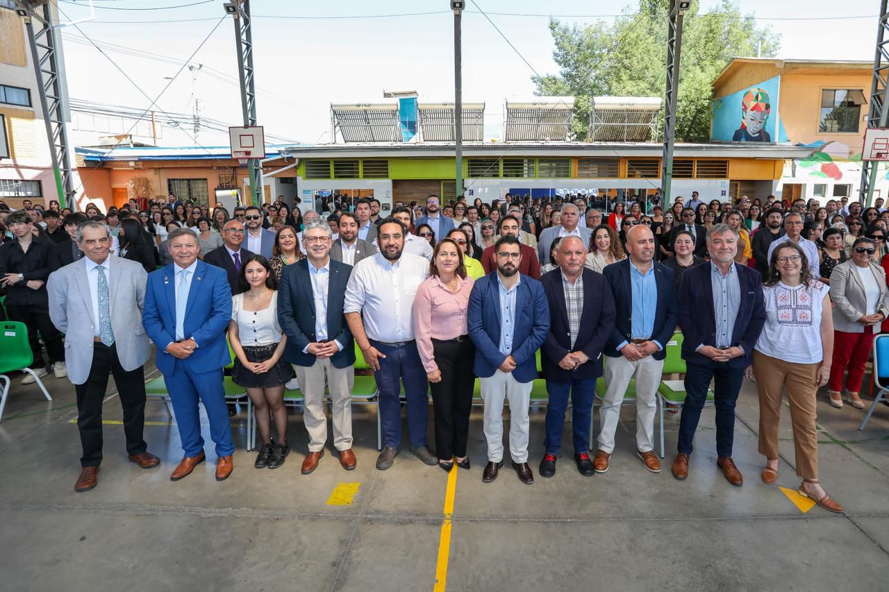 Autoridades participan en hito oficial de Traspaso Educativo SLEP en Marga Marga