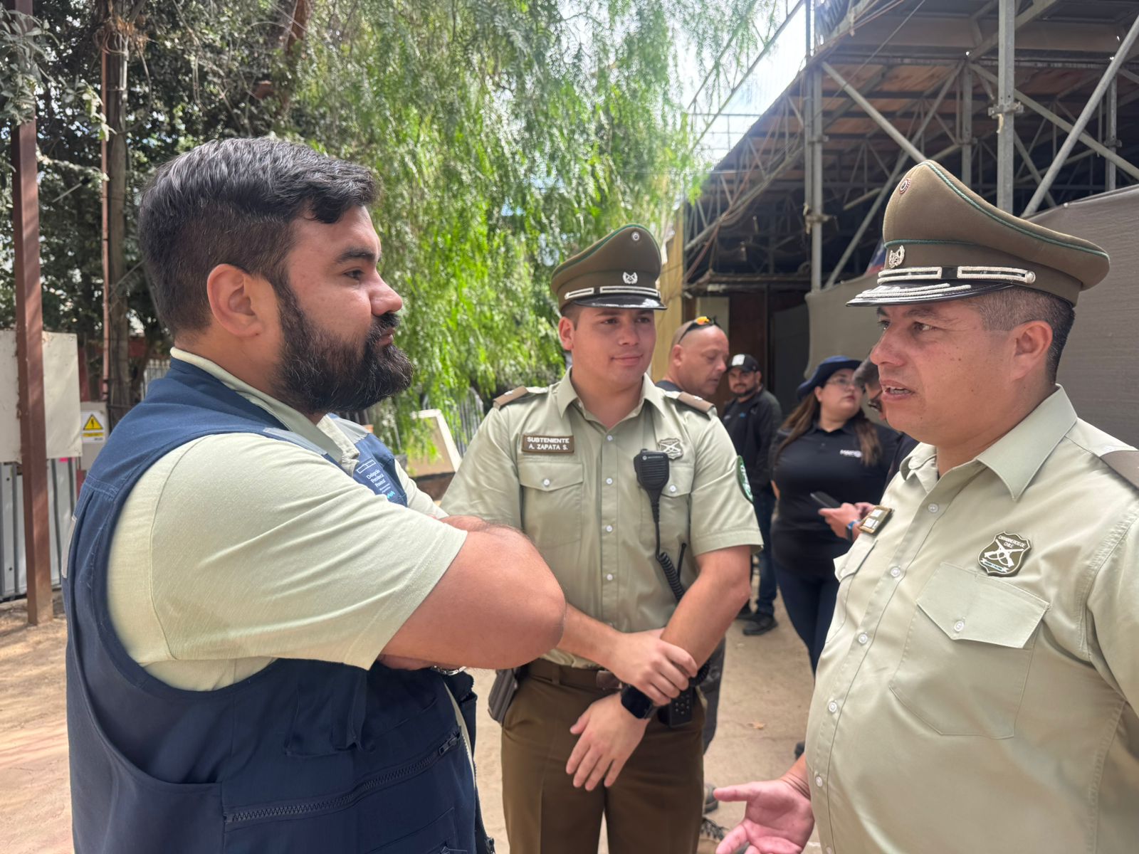 Visita inspectiva al recinto El Patagual fortaleció coordinación para el Festival del Huaso de Olmué 2026